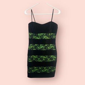 Sweet Storm Lace Mini Dress